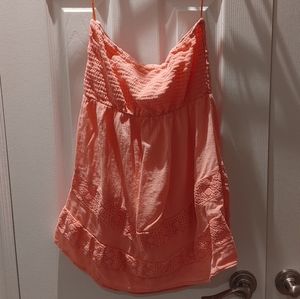 Roxy strapless swim cover up